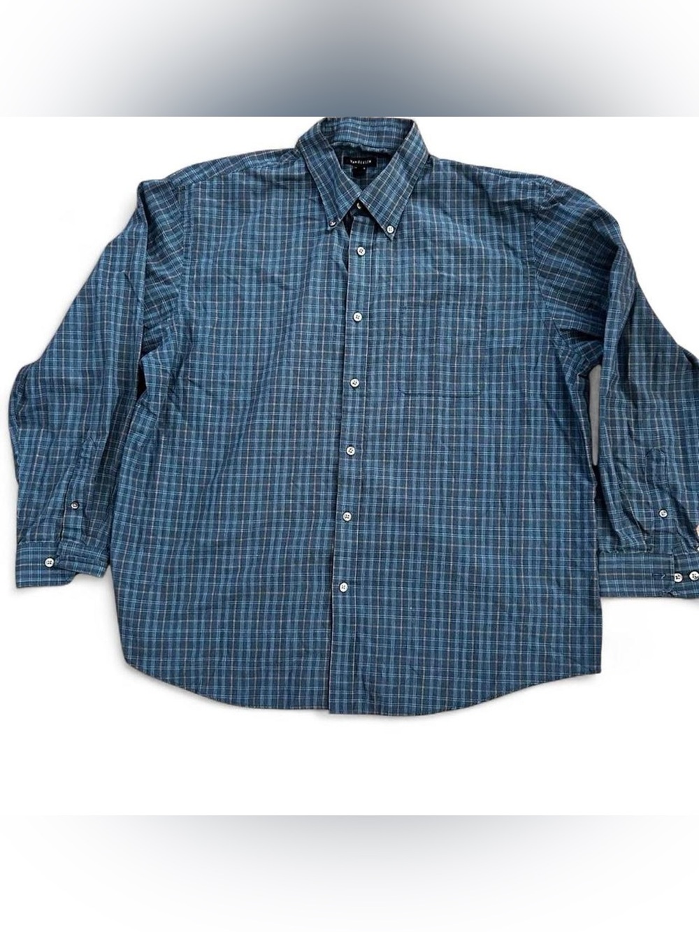 Van Heusen XL Men's blue Checkered Shirt